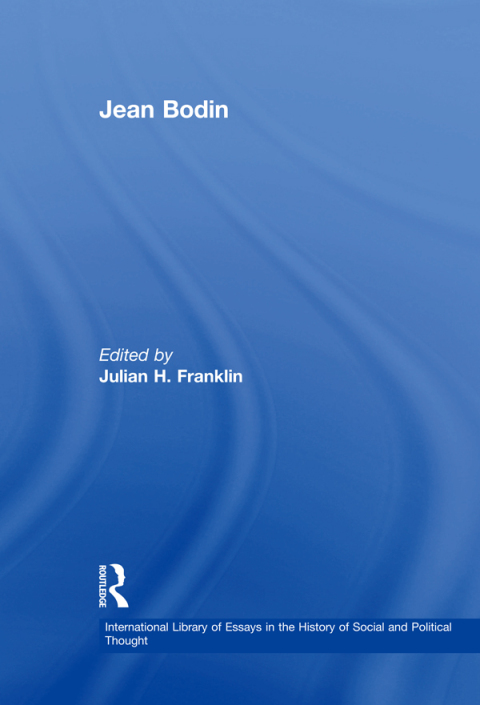 Cover image for book Jean Bodin