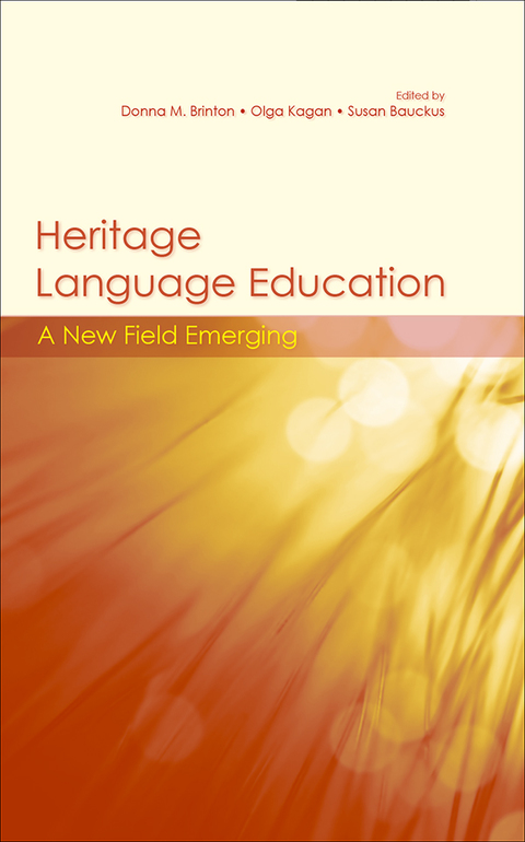 Cover image for book Heritage Language Education