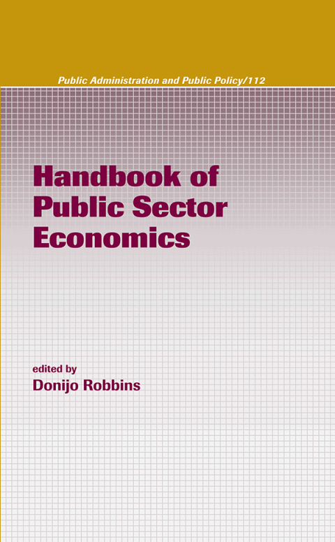 Cover image for book Handbook of Public Sector Economics