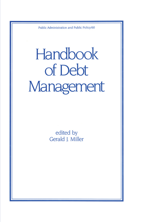 Cover image for book Handbook of Debt Management