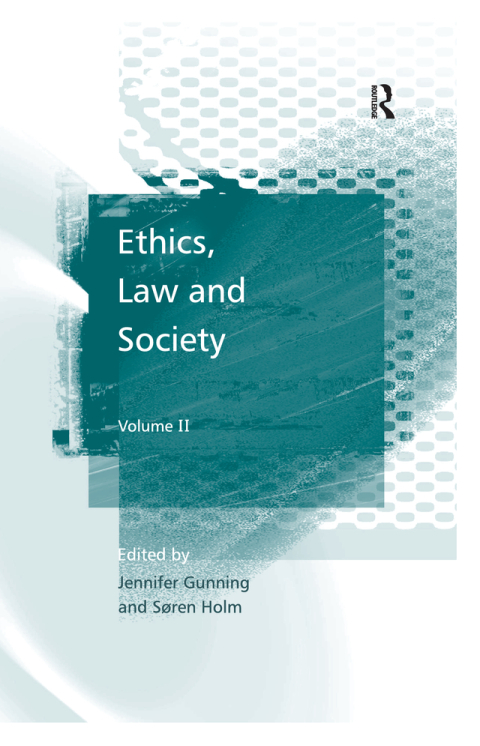 Cover image for book Ethics, Law and Society