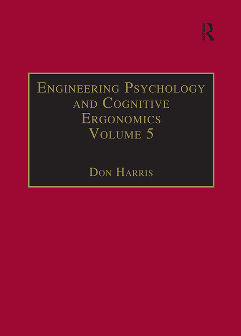 Cover image for book Engineering Psychology and Cognitive Ergonomics