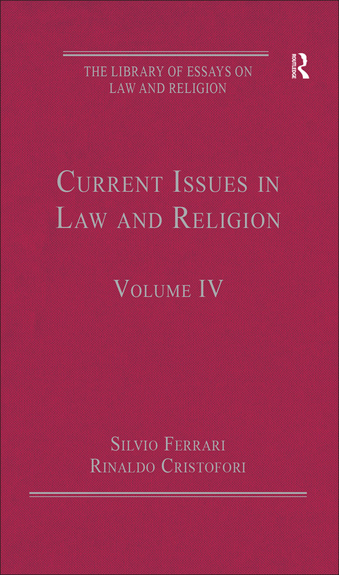 Cover image for book Current Issues in Law and Religion