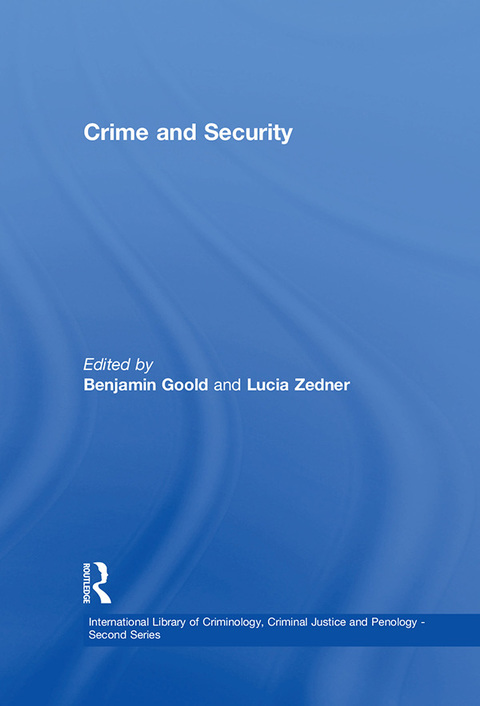 Cover image for book Crime and Security