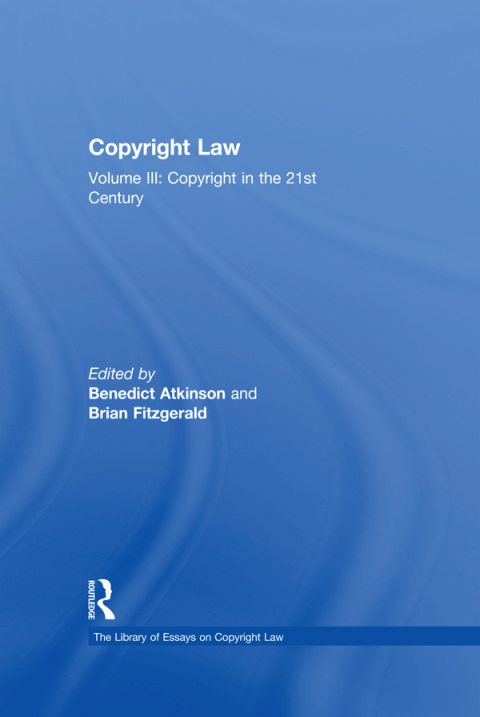 Cover image for book Copyright Law