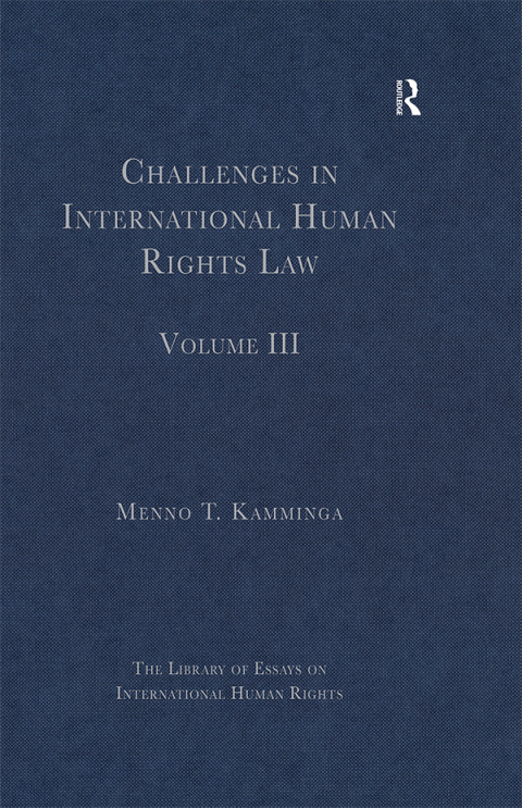 Cover image for book Challenges in International Human Rights Law