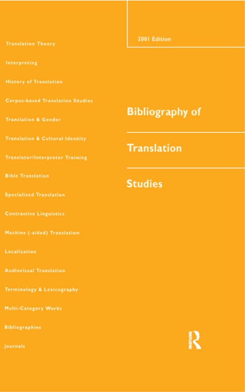 Bibliography of Translation Studies: 2001 