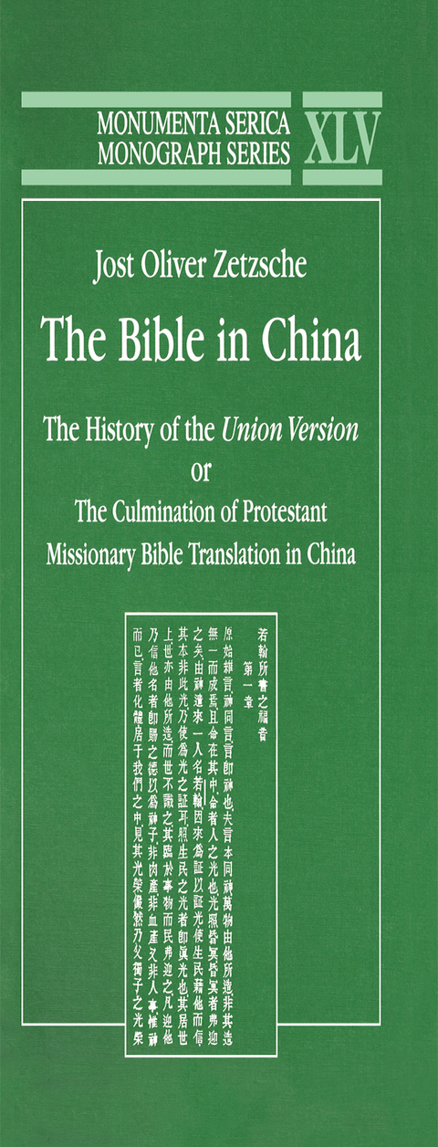 Cover image for book Bible in China