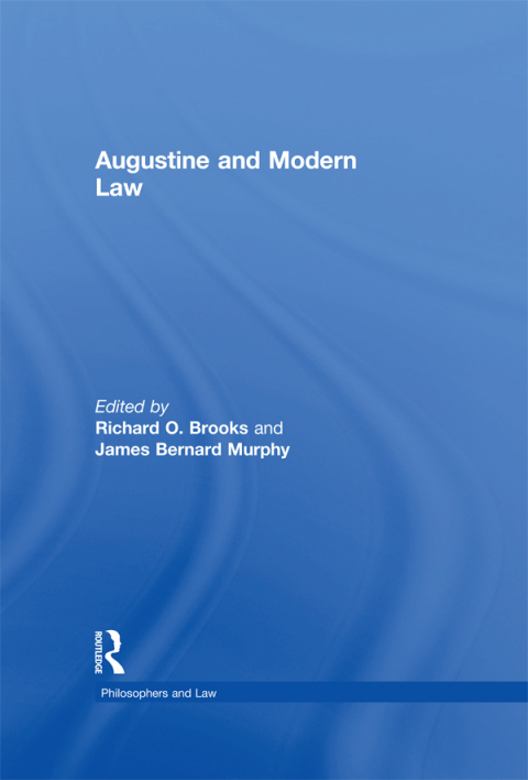 Cover image for book Augustine and Modern Law