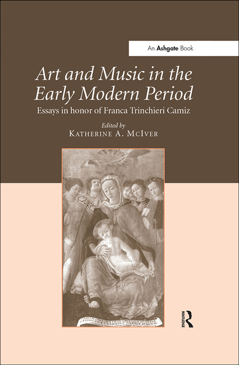 Cover image for book Art and Music in the Early Modern Period