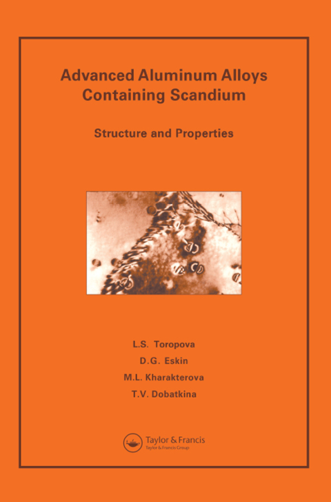 Cover image for book Advanced Aluminum Alloys Containing Scandium