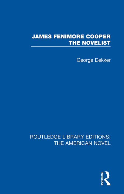Cover image for book James Fenimore Cooper the Novelist