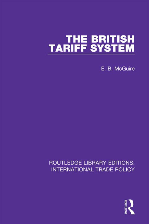 Cover image for book The British Tariff System