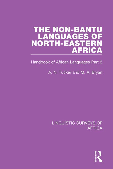 Cover image for book The Non-Bantu Languages of North-Eastern Africa