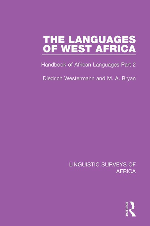 Cover image for book The Languages of West Africa