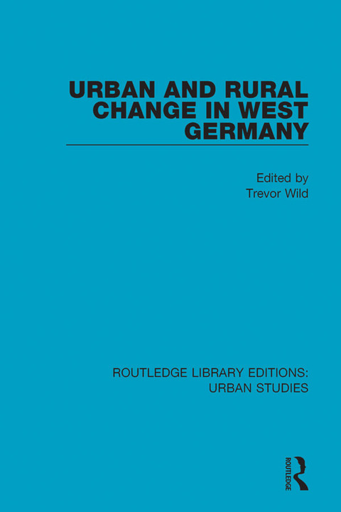 Cover image for book Urban and Rural Change in West Germany