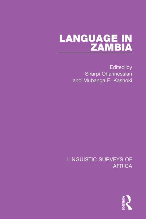 Cover image for book Language in Zambia
