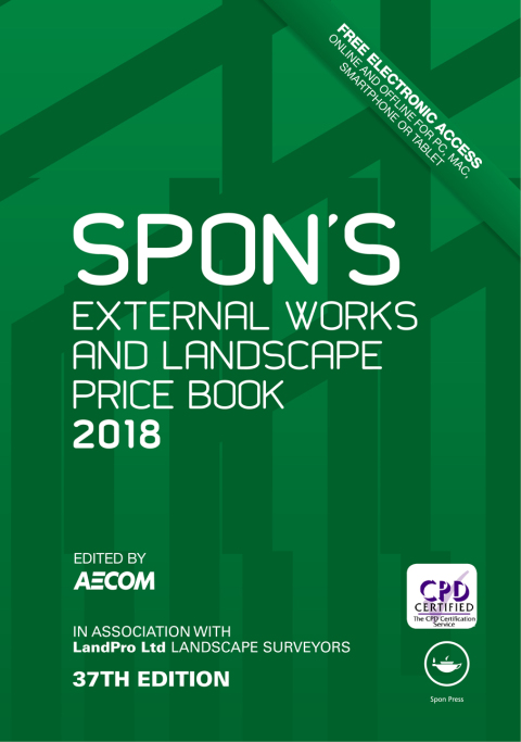 Cover image for book Spon's External Works and Landscape Price Book 2018