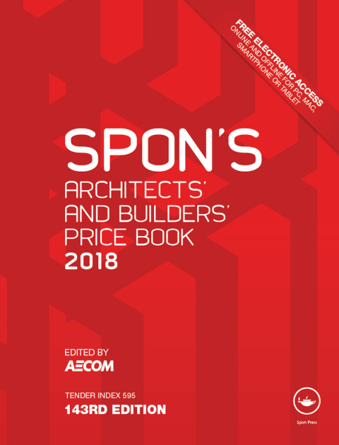 Cover image for book Spon's Architects' and Builders' Price Book 2018