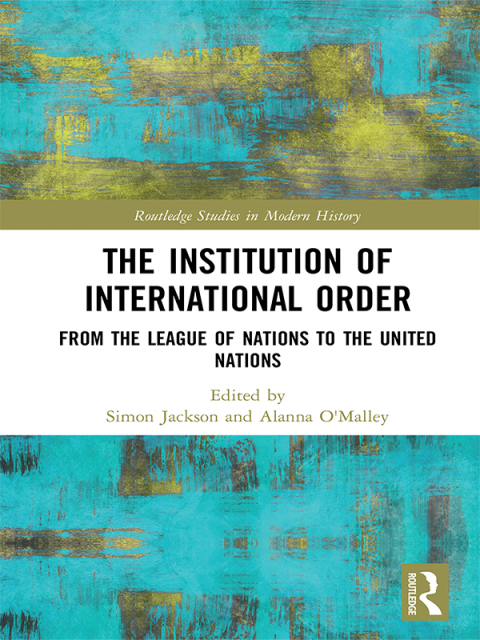 Cover image for book The Institution of International Order
