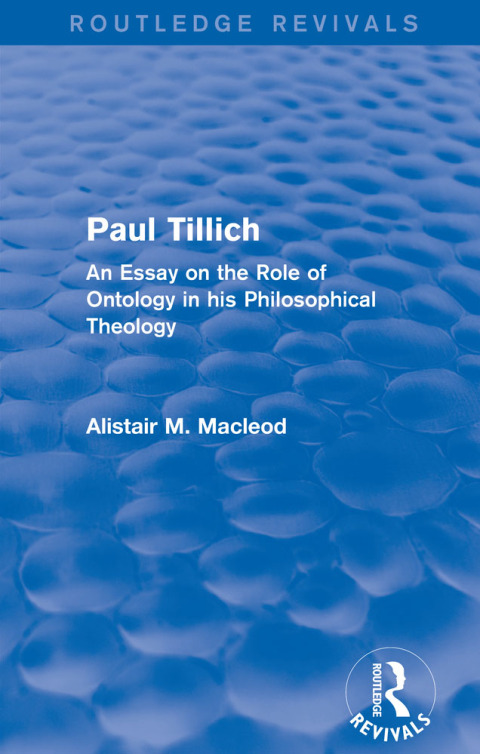 Routledge Revivals: Paul Tillich (1973) 
