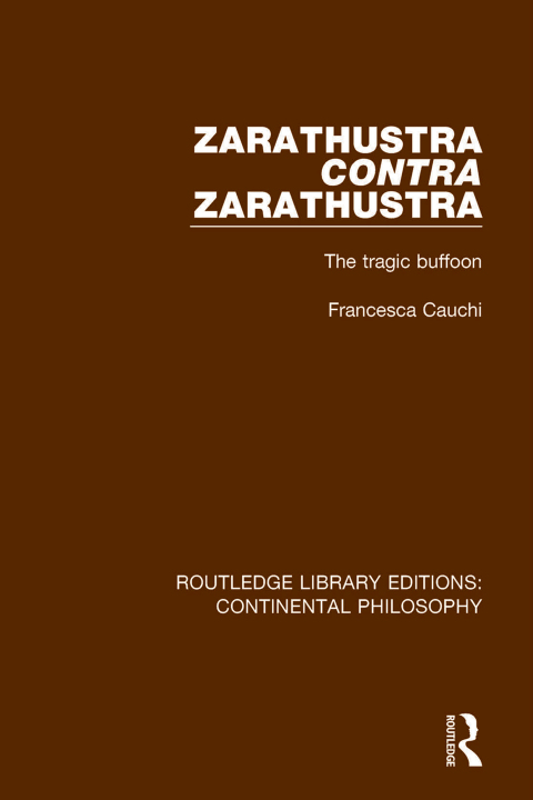 Cover image for book Zarathustra Contra Zarathustra