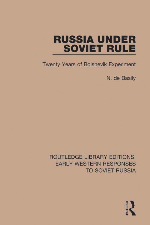 Cover image for book Russia Under Soviet Role