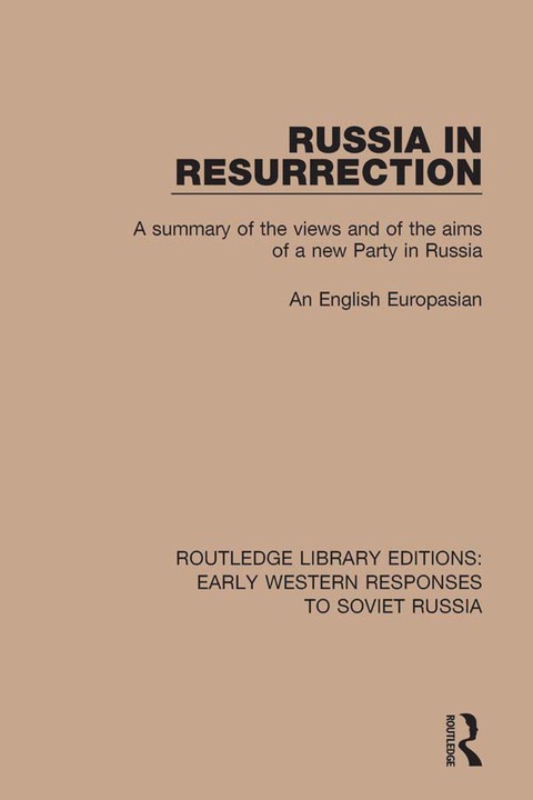 Cover image for book Russia in Resurrection