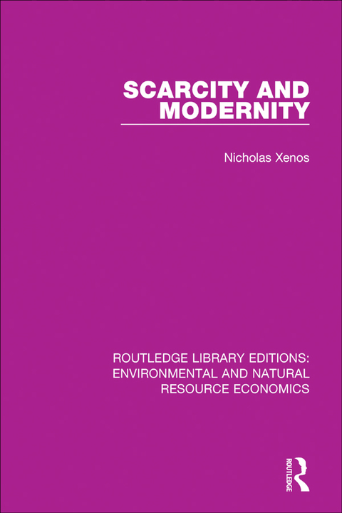 Cover image for book Scarcity and Modernity