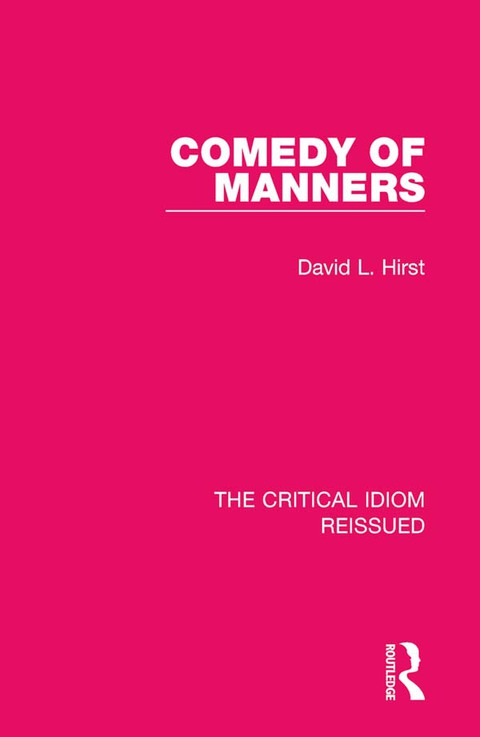 Cover image for book Comedy of Manners