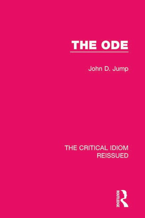Cover image for book The Ode