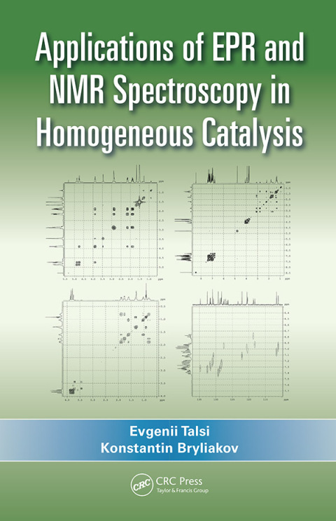 Cover image for book Applications of EPR and NMR Spectroscopy in Homogeneous Catalysis