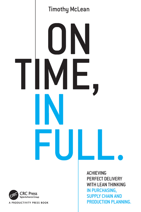 Cover image for book On Time, In Full