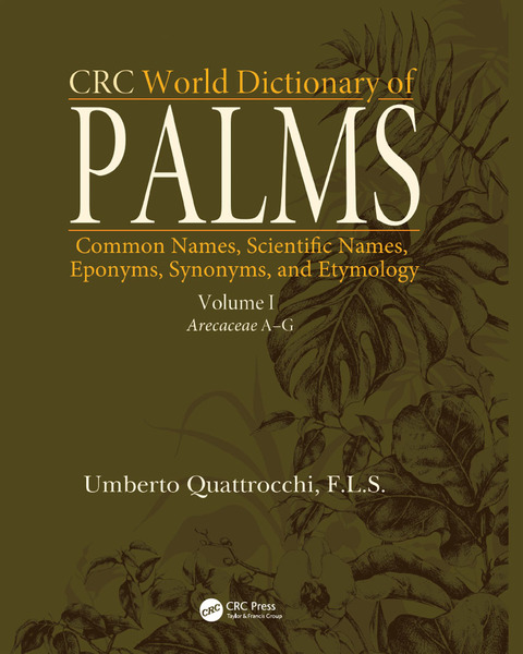 Cover image for book CRC World Dictionary of Palms