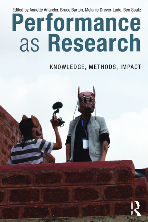 Cover image for book Performance as Research