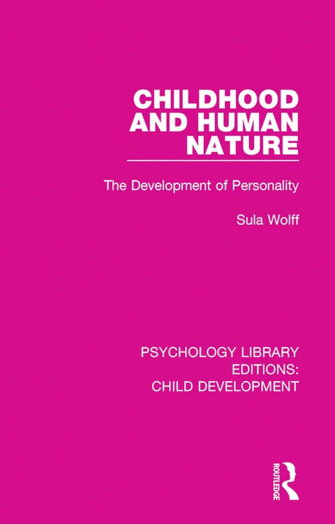 Cover image for book Childhood and Human Nature