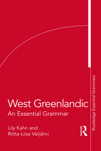 Cover image: West Greenlandic 1st edition 9781138063709