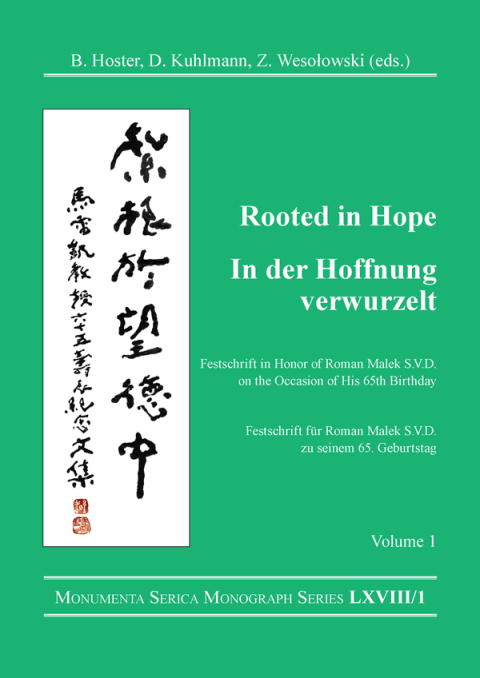Cover image for book Rooted in Hope: China – Religion – Christianity Vol 1