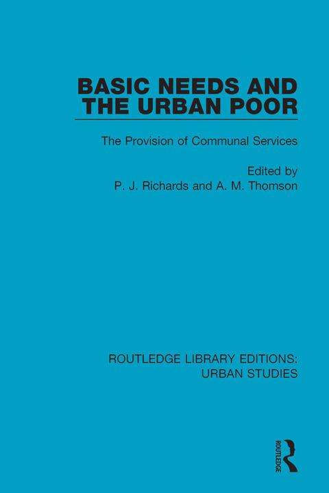 Cover image for book Basic Needs and the Urban Poor