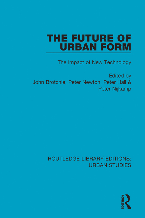 Cover image for book The Future of Urban Form