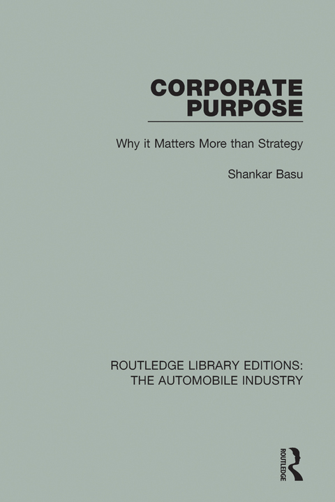 Cover image for book Corporate Purpose