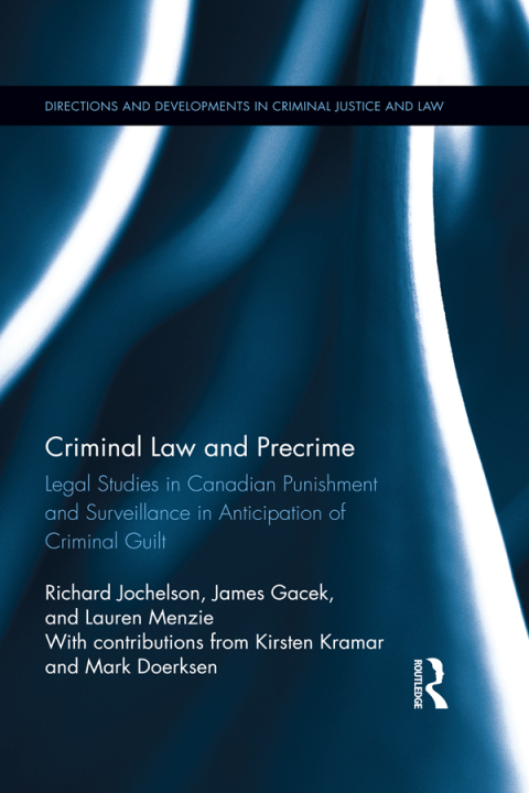 Cover image for book Criminal Law and Precrime