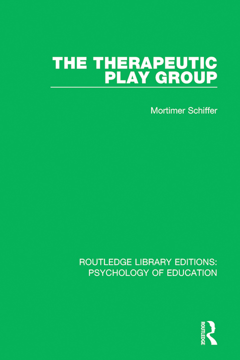 Cover image for book The Therapeutic Play Group