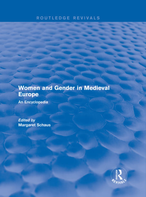 Cover image for book Routledge Revivals: Women and Gender in Medieval Europe (2006)