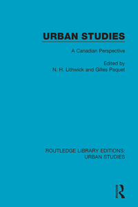 Cover image: Urban Studies 1st edition 9781138051065
