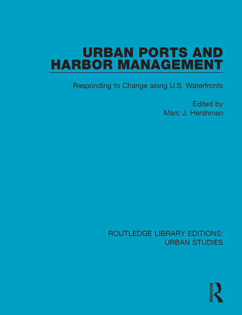 Cover image for book Urban Ports and Harbor Management