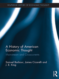 Cover image: A History of American Economic Thought 1st edition 9780415771016