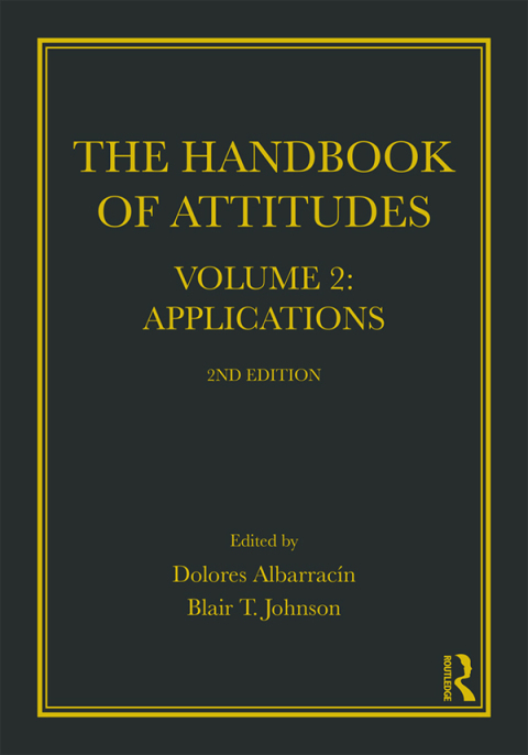 Cover image for book Handbook of Attitudes, Volume 2: Applications