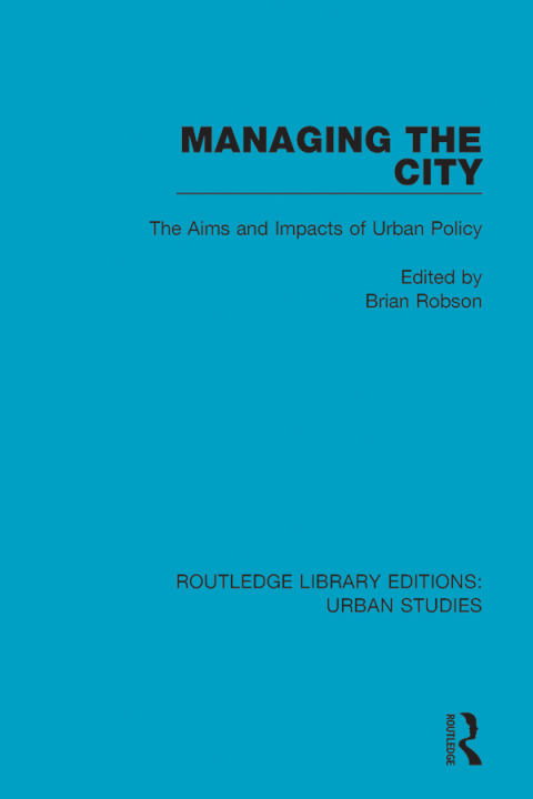 Cover image for book Managing the City