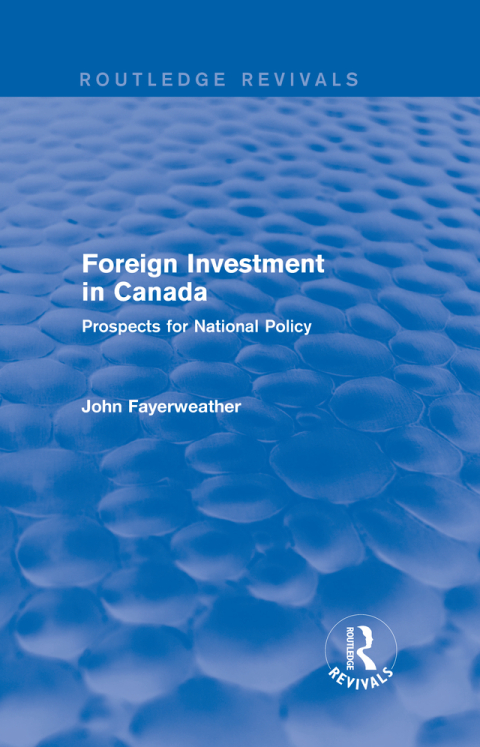 Cover image for book Foreign Investment in Canada